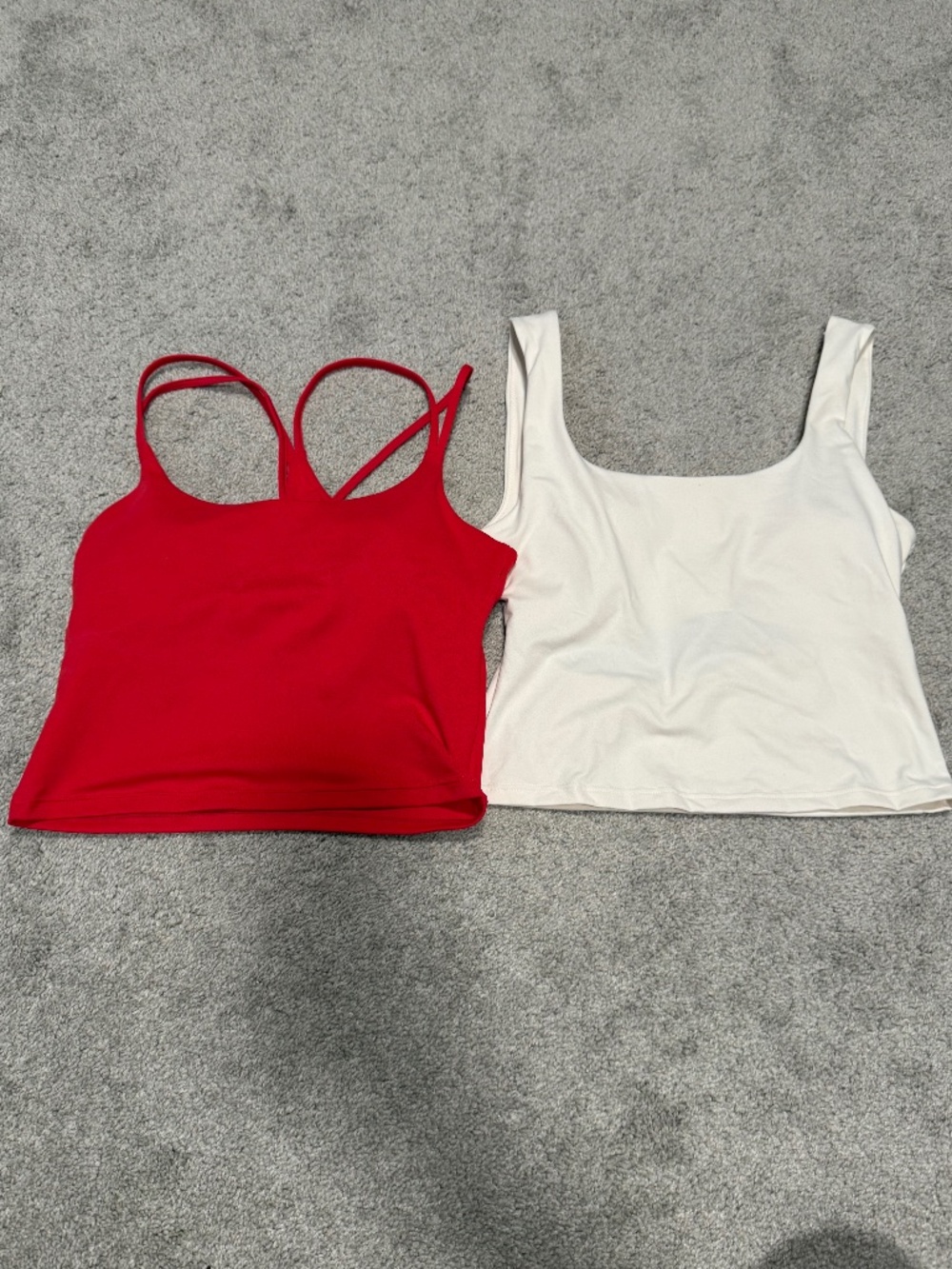 2 Fabletics cropped tops